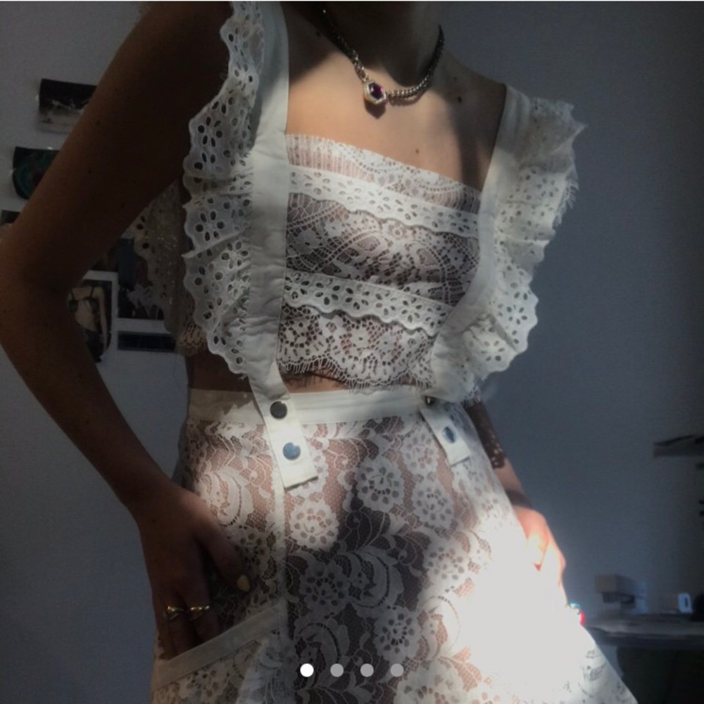 for life and lemon lace dress